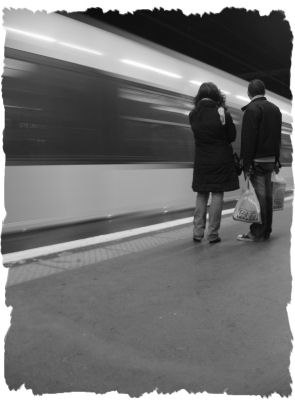 Quai RER B (Denfert-Rochereau) - Direction Bagneux